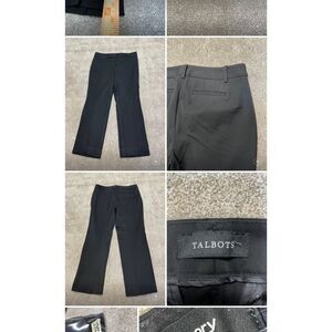 Talbots barley bootcut trouser womens sz 10p high rise work church pants